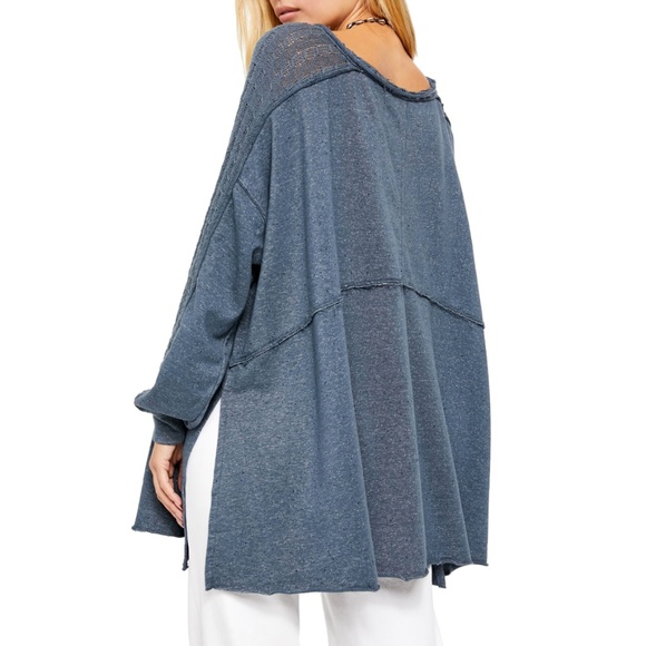 Free People My Girl Pullover Asymmetrical Sweater - Picture 6 of 8